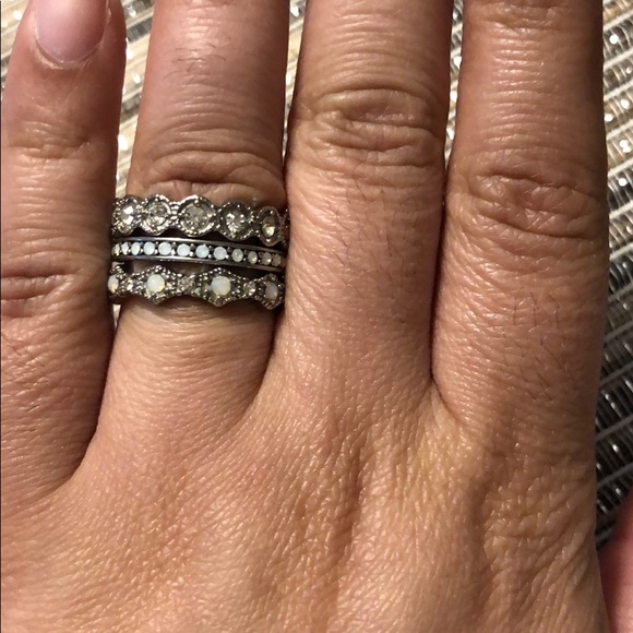 Chloe & Isabel stackable ring set - Picture 3 of 4